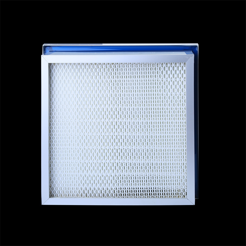 Filtros de ar de alumínio mini-plissado Partículas HPA HVAC com flange