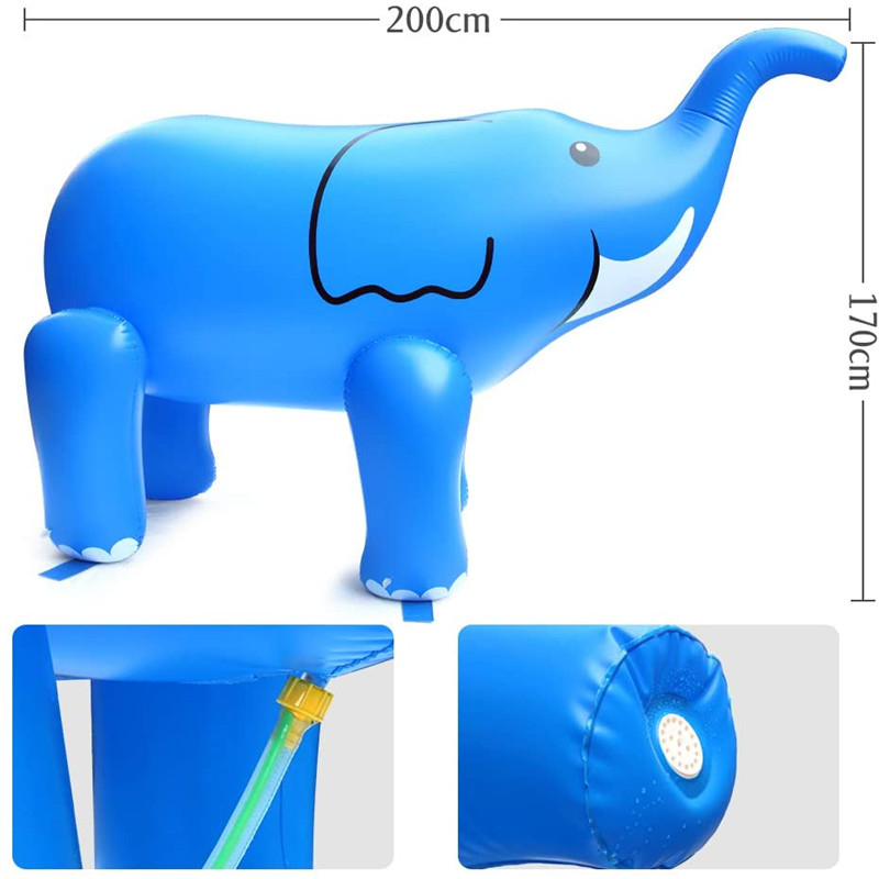 Brinquedo inflável do elefante da tomada de fábrica, flutuador inflável do personagem dos desenhos animados da propaganda do PVC, brinquedo enchido a ar para as crianças