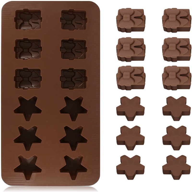 Moldes de chocolate de alta qualidade em forma de silicone