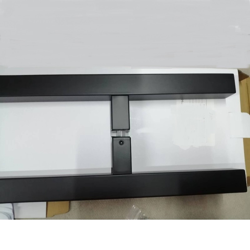 SS-031 preto de alta qualidade aço inoxidável porta de vidro Push maçane