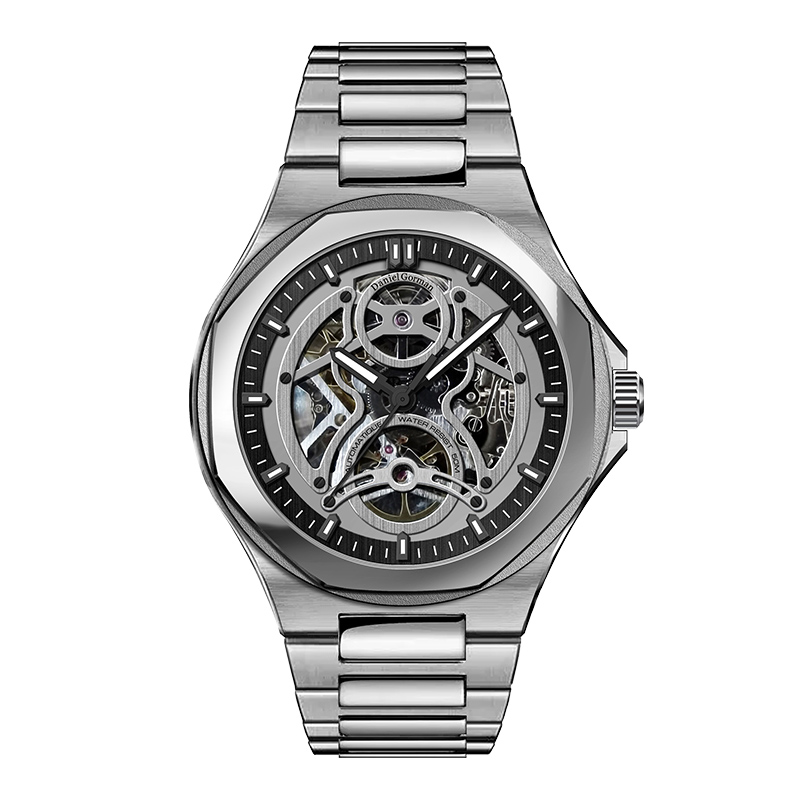 Daniel Gorman DG9111 Holas mecânicas de luxo Watch Watt