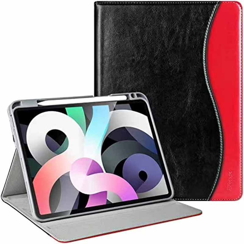 Novo iPadcase All Inclusive Protective Case Multi Angle Display Caso de couro funcional