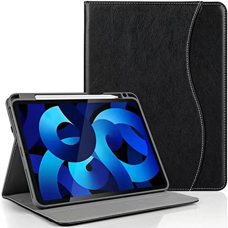 Novo iPadcase All Inclusive Protective Case Multi Angle Display Caso de couro funcional