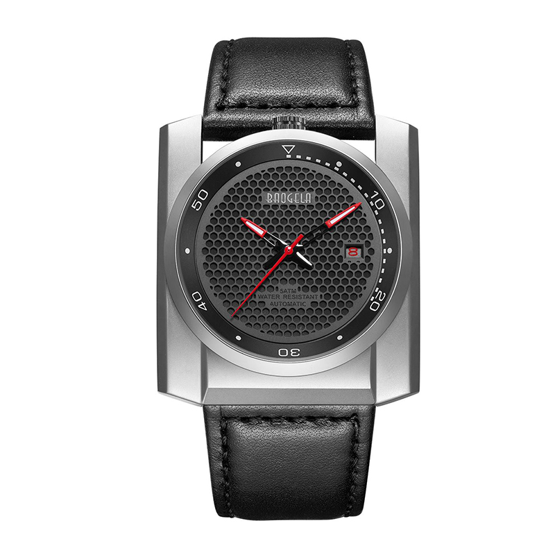 Baogela New Sports Watch Trend \\ Trend Big Dial Square Men Watch de Watch Luminous Waterspert Automatic Mechanical Watch 6775