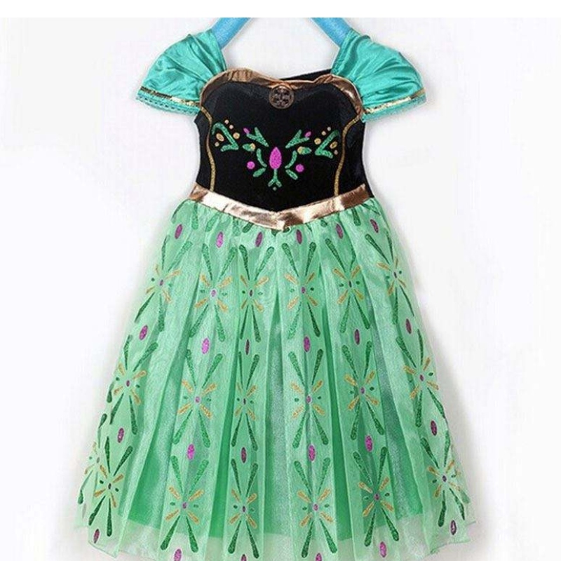 Elsa por atacado Festa de garotinha use roupas de cosplay Disny Princess Dress Bxlsxb