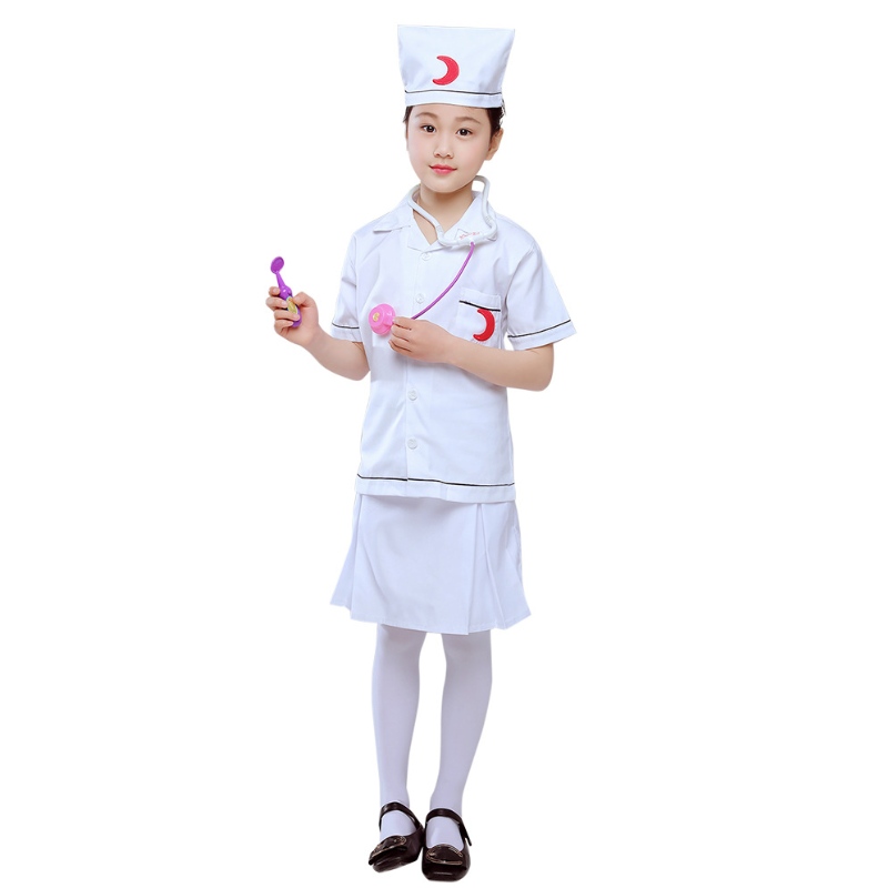 Figurino de dramatização infantil Doctor Nurse Dress Up Play Set Kits