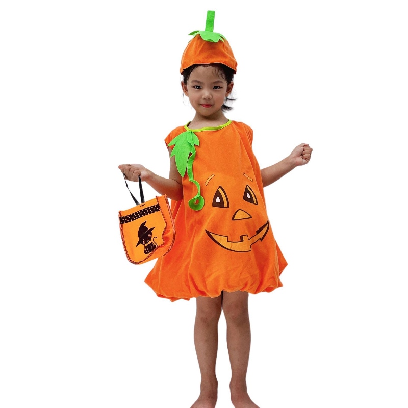 Crianças \\ Halloween Costume de abóbora do jardim de infância vestir roupas de desempenho