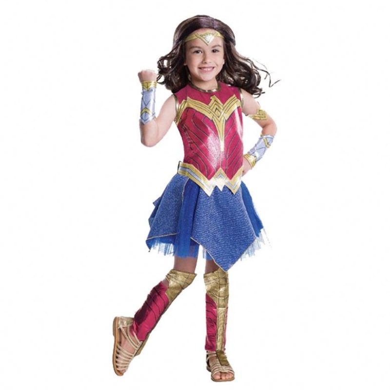 Fantas figurinas maravilhosas, crianças vestem traje de Halloween de super -herói para crianças