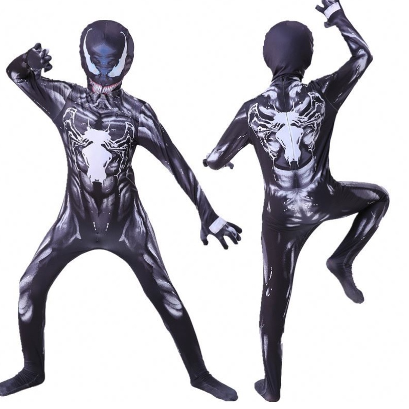 NOVO Design Fantas figurinistas adultos terno de macacão meninos simbiote spiderman figurmina super -heróis cosplay figurinos de halloween