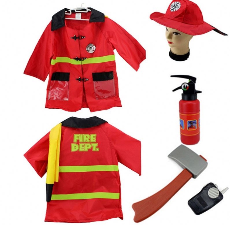 Fireman Sam traje para meninos figurinos de Halloween para roupas de fantasia