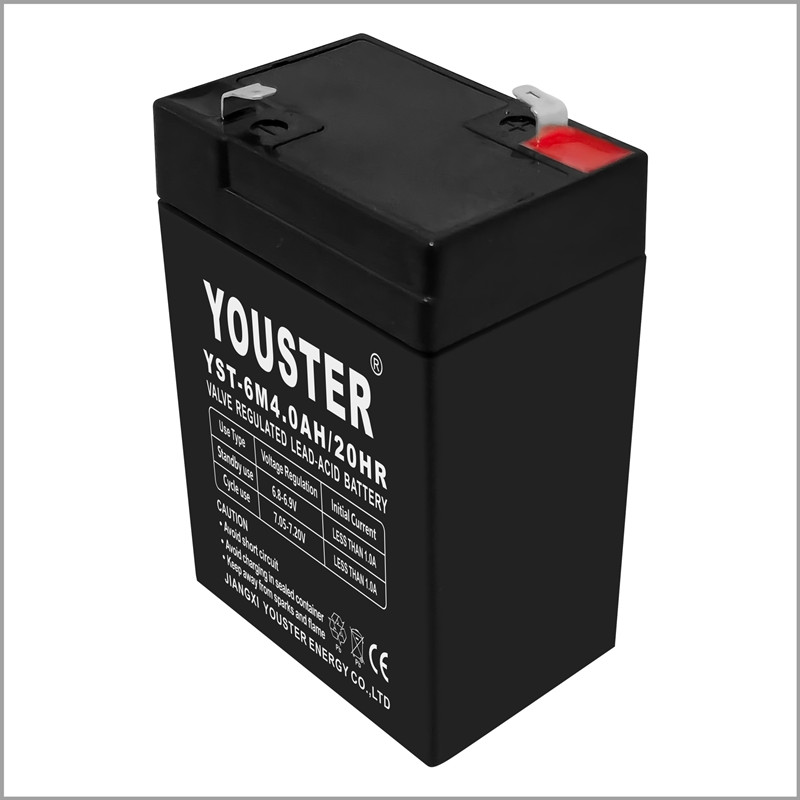 Bateria de longa vida livre de manutenção agm bateria 6V4AHlead ácido para iluminação de emergência