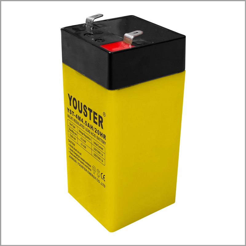 VRLA AGM bateria pequena bateria de uso doméstico 4v5.0ah bateria de chumbo ácido
