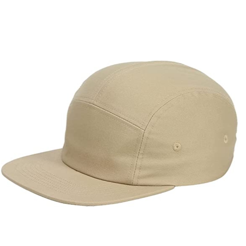 Logotipo 3D Bordado logotipo personalizado Novo design não estruturado baixo perfil acampamento em branco nylon liso 5 painel chapéu