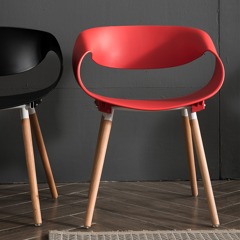 Cadeira de plástico moderna de alta qualidade cadeira de café restaurante cadeira alta