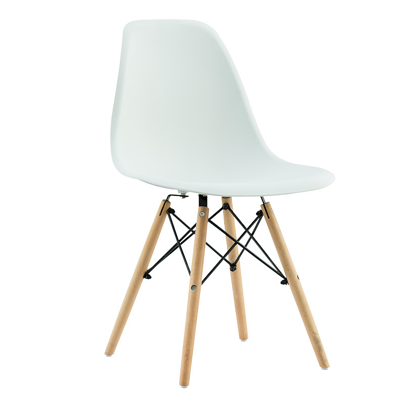 Excelente mobílianórdica de casas de plástico Cadeiras de tulipa de madeira de camada de madeira cadeira de jantar tropical cadeira escandinave acolchoada