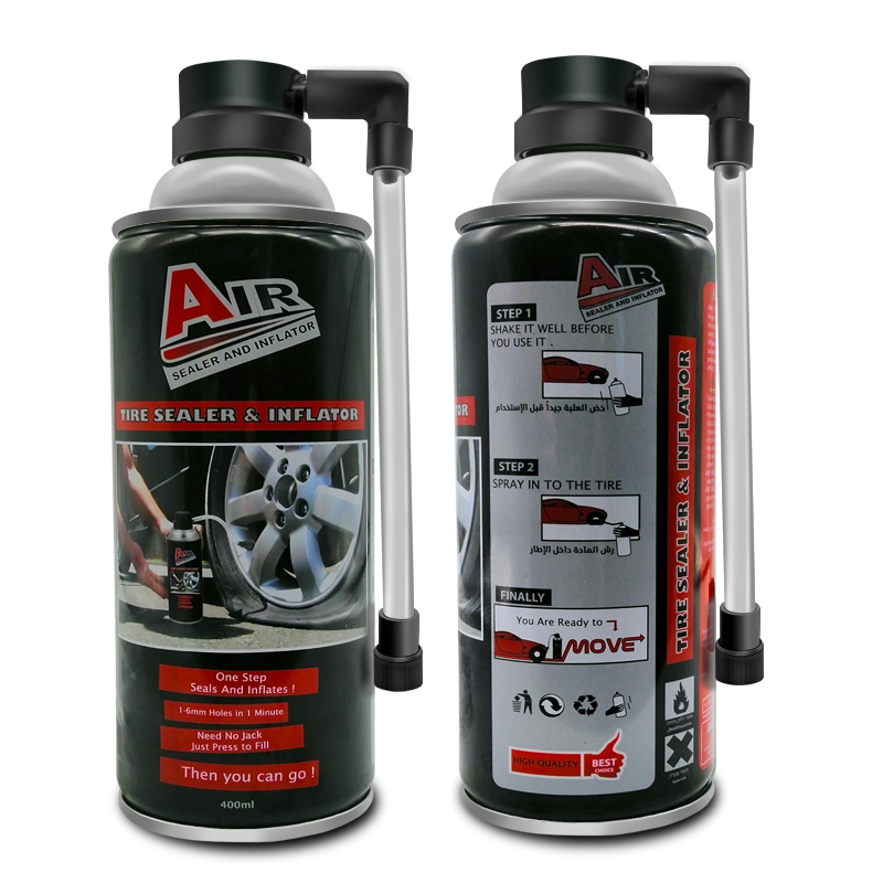 Auto Car Care Produtos Portable Tire Sealer Inflator Spray