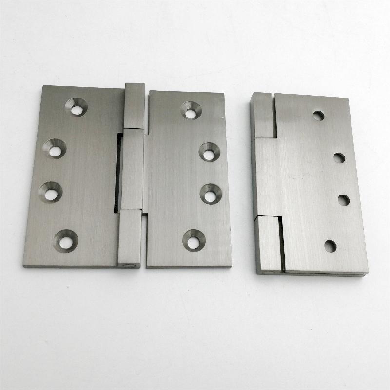 HN602 (2-PACK) 4 polegadas Solid Brass Square Corner Rolding Mortise dobradiças de porta pesada portas de serviço pesado