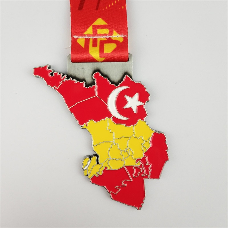 Medalha GAG Fabricante personalizado Awards baratos de honra personalizados Medalha de corrida esportiva de ouro 3D Metal