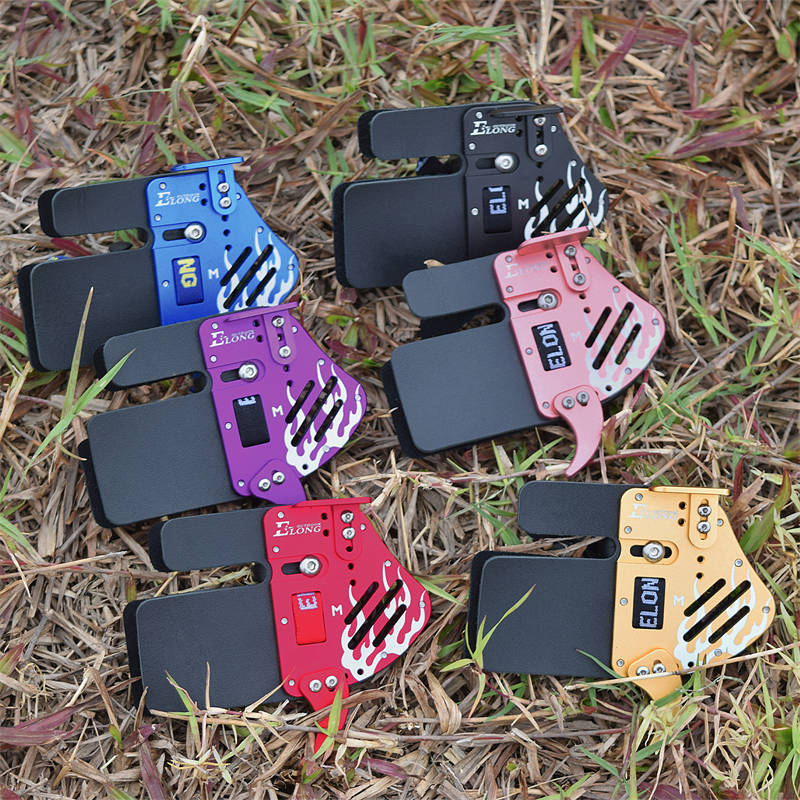 Guia do dedo para equipamento de arco recurso