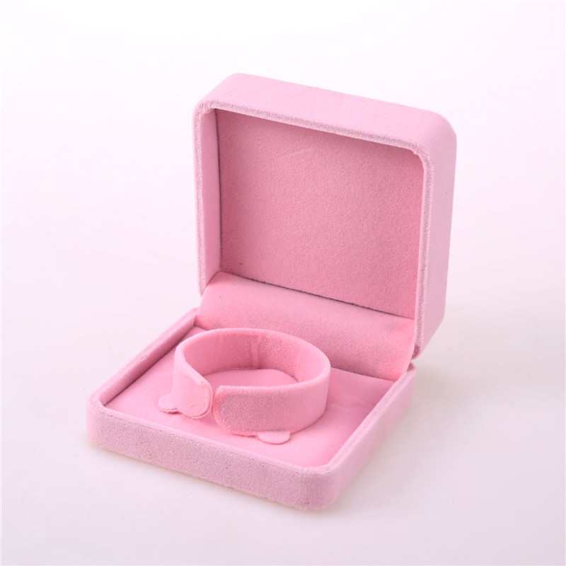 Caixa de presente de jóias rosa, caixa de presente de jóias personalizadas