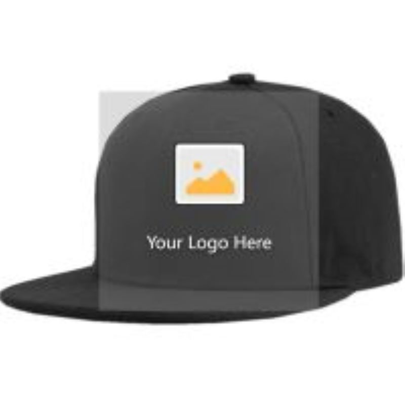 Gorras por atacado em branco Capéu de beisebol personalizado com o logotipo de bordado 3D plano