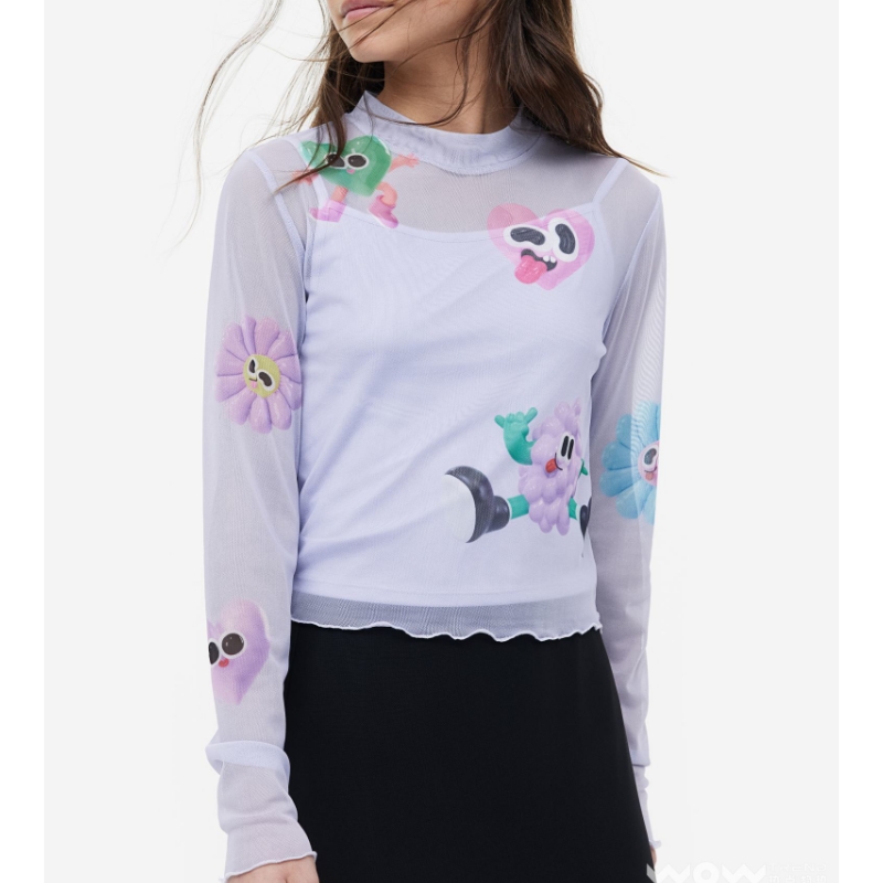 H&m/eva cremers/3d/digital Colors/bright Shades/crosSover Co-marca-metragem gráficos de desenhos animados