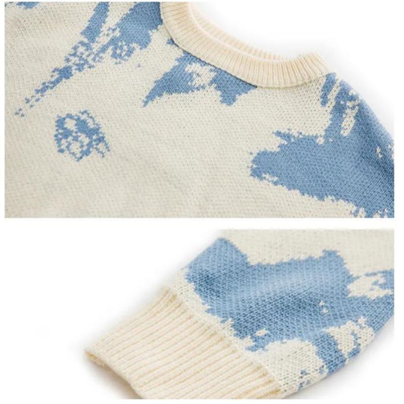 Suéter de malha de lã de malha Jacquard de alta qualidade Jacquard