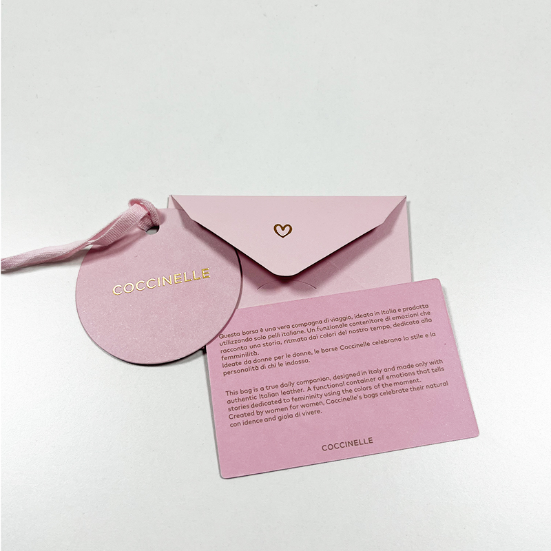 Envelope de papel personalizado avançado da etiqueta do cartão de papel