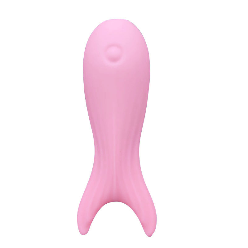 Varta -lança vibratória de brinquedos sexuais adultos (garfo de peixe grande rosa)