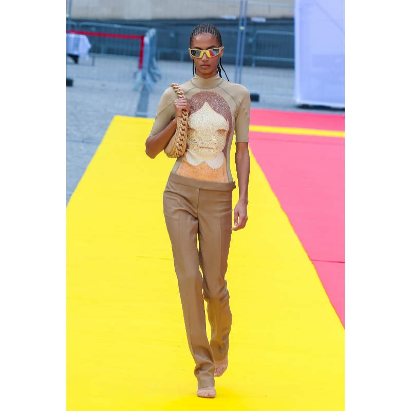 Stella McCartney/yoshitomo Nara/Capsule Collection/rebellious Spirit \\\\/Cartoon Image Nome conjunto transfronteiriço