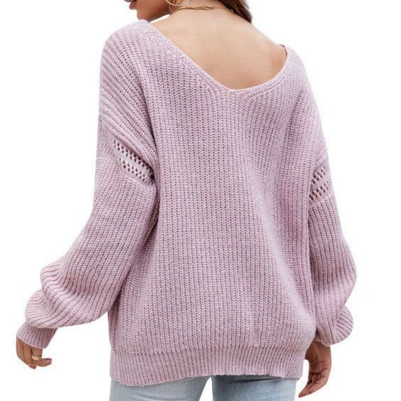 Suéter de moda de tamanho grande feminino
