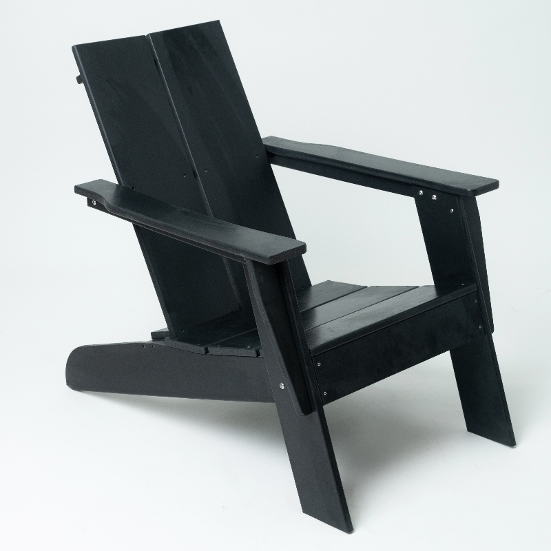 Textura de madeira moderna de cadeira Adirondack