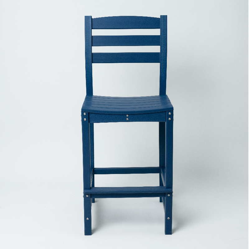 Cadeira alta de Adirondack com cor azul