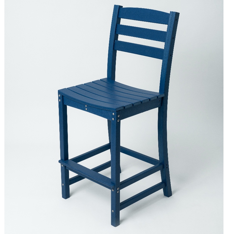 Cadeira alta de Adirondack com cor azul