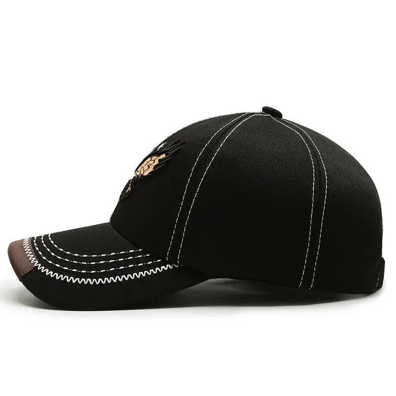 Hats esportivos bordados populares Snapback Baseball Caps Imagem Chapéus de algodão para mulheres e homens