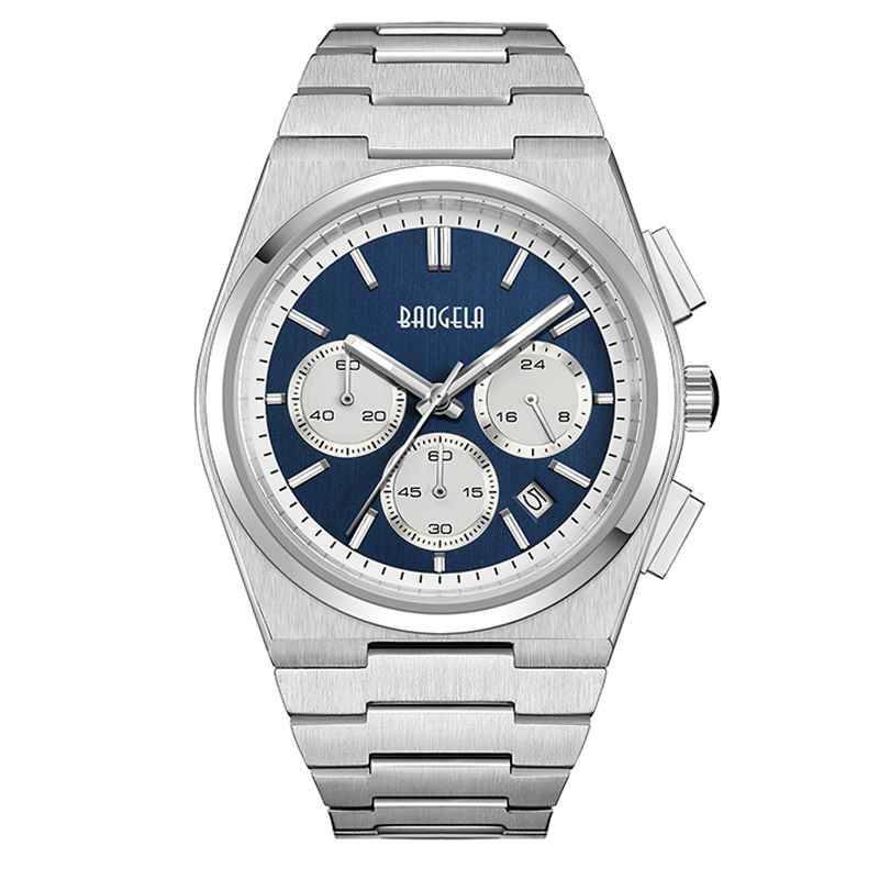 Baogela Top Brand Watches for Men Fashion Chronógrafo Esporte Provoce Quartz Relógio 50tm Casual Standless Watch Relloj Hombre 22803