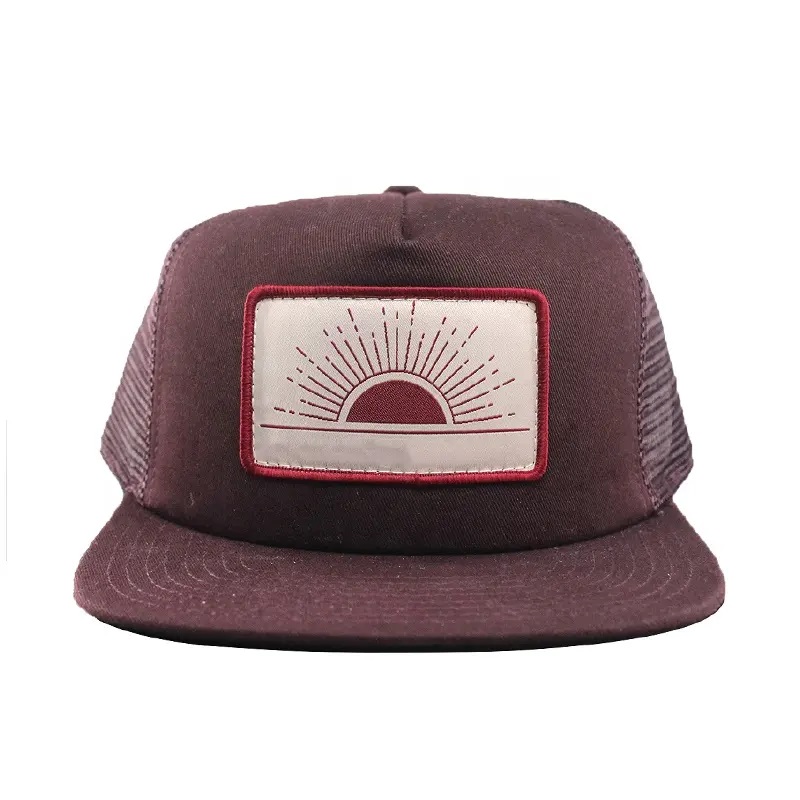 Factory Wholesale Sponge Net Hat Chapéu de beisebol bordado de logotipo personalizado