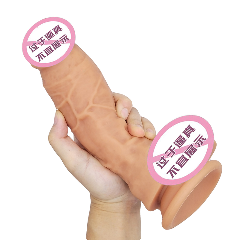 818 Loja de adultos sexy Preço atacadista Big Tamanho Sexo Dildo Novelty Toys Soft Silicone empurrando vibradores para mulheres em masturbador feminino