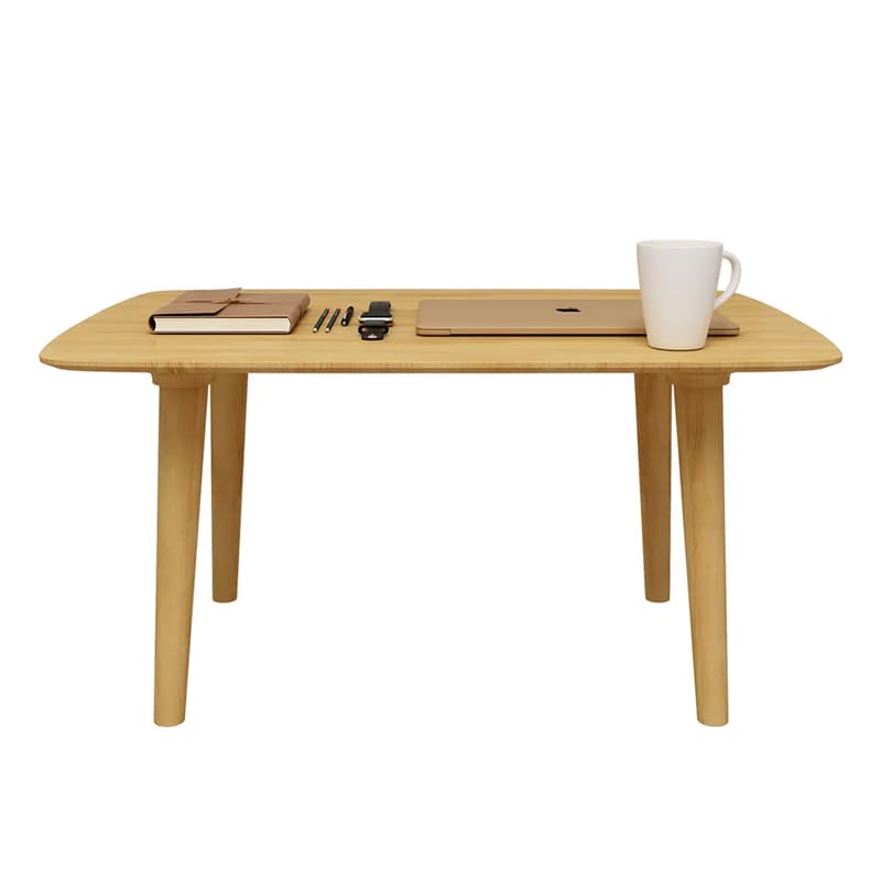 Mesa final de bambu de 31 polegadas mesa de chá para sala de estar para sala de estar móveis para casa