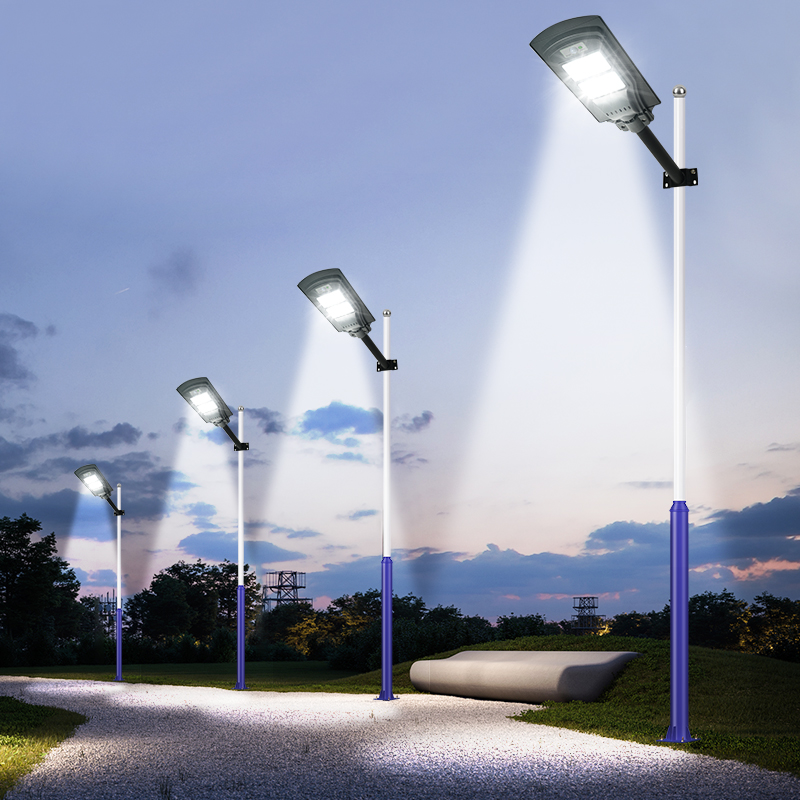 Luz de rua solar integrada à prova d'água ao ar livre LED