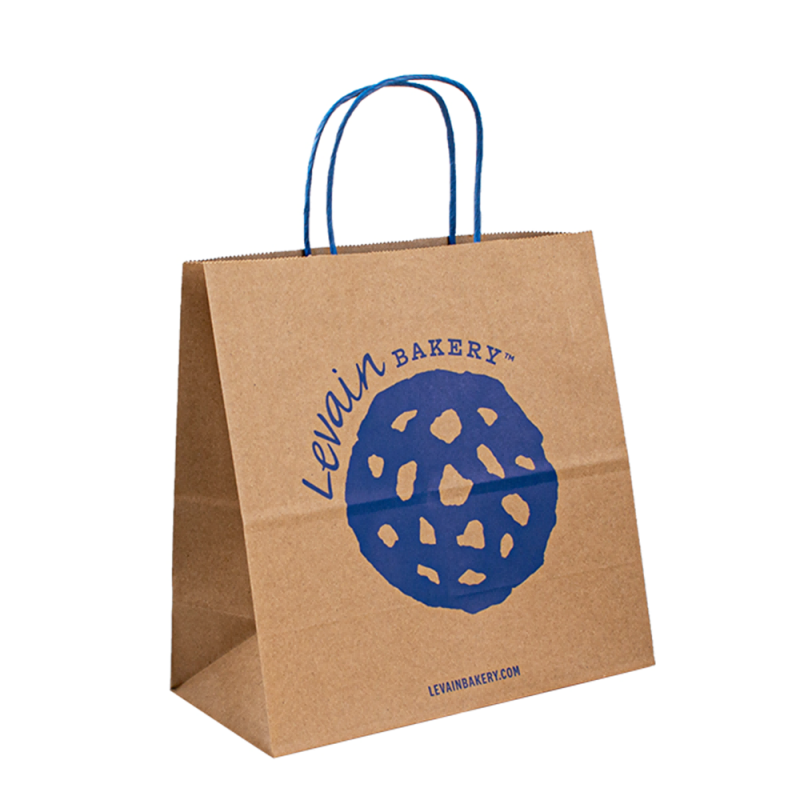 Sacos de embalagem de papel para compras de presente para presentes e ecologicamente corretos para compras de papel de presente para o seu logotipo Bolsas de Papel Kraft