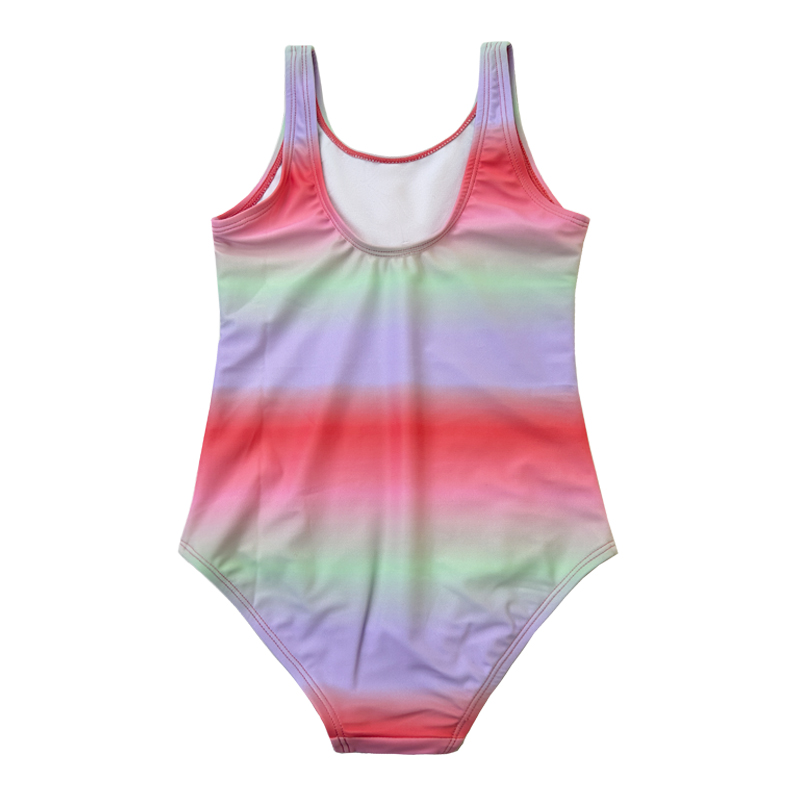 Gradiente colorido bebê menina roupas de banho atacado impermeabilizador de roupas de banho para venda de roupas de banho de louça para venda