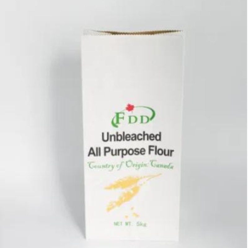 Impressão de tamanho personalizado de alta qualidade Sacos de papel Kraft para bolsa de embalagem de farinha de milho de trigo