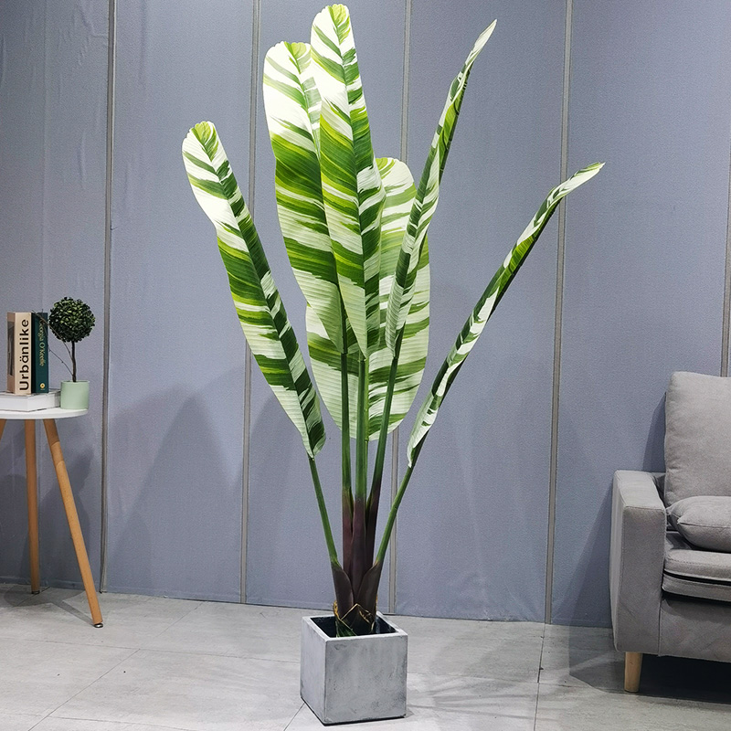 Simulação Palm Tree Plant Artificial Plant altamente adaptável Vivid Banana Tree para Decorações de Jardim de Decoração de Casamento de Fornecedores de Jardim
