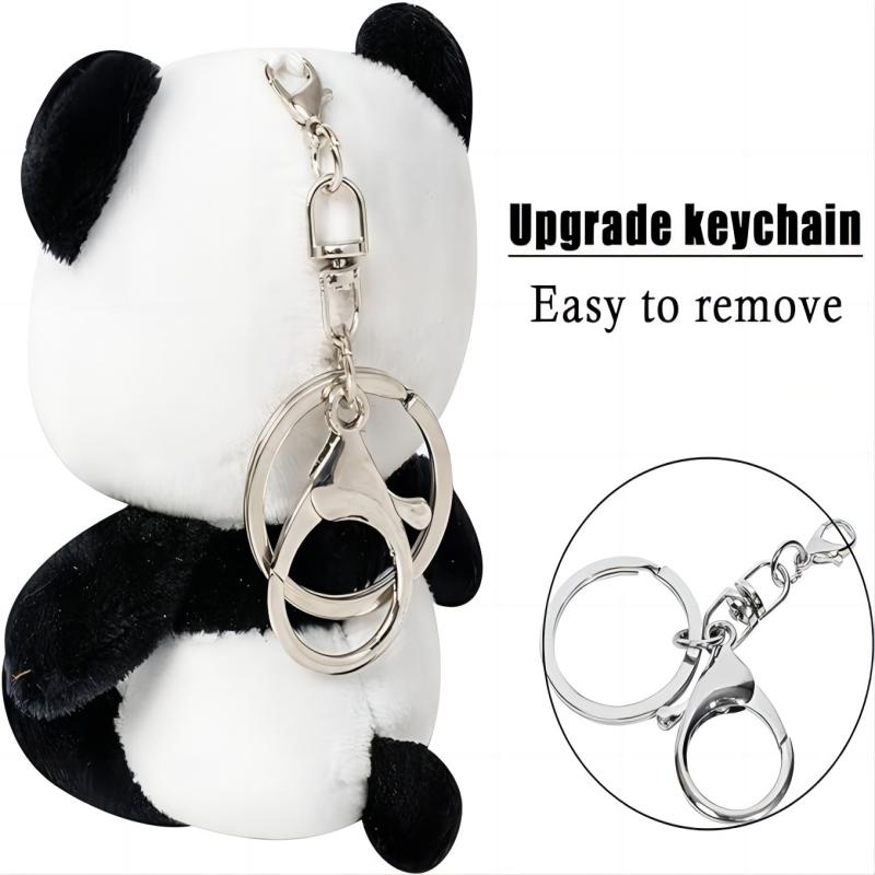 Pluxh Panda Keychain