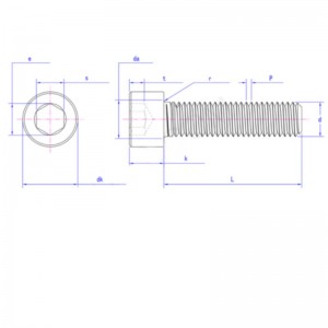 parafuso de flange sextavado de zincagem