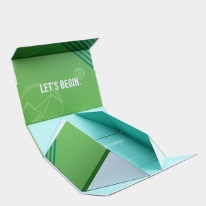 Caixa dobrável do motivador verde