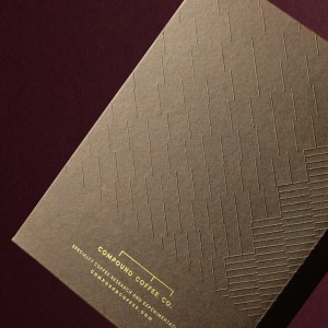 Caixa de embalagem de café premium