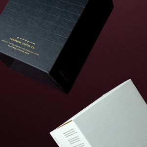 Caixa de embalagem de café premium