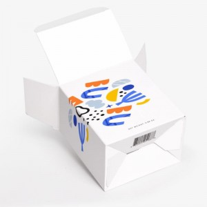 Caixa de presente abstrato vibrante